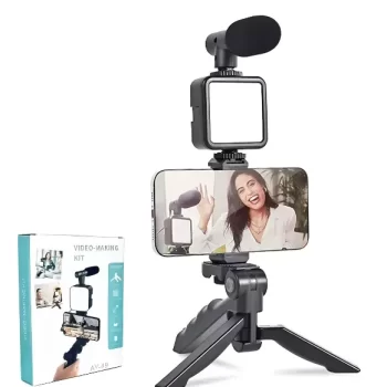 MICRÓFONO + SOPORTE PARA CELULAR
